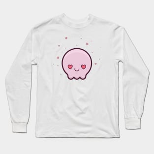 Cute Squid Skull Thing Long Sleeve T-Shirt